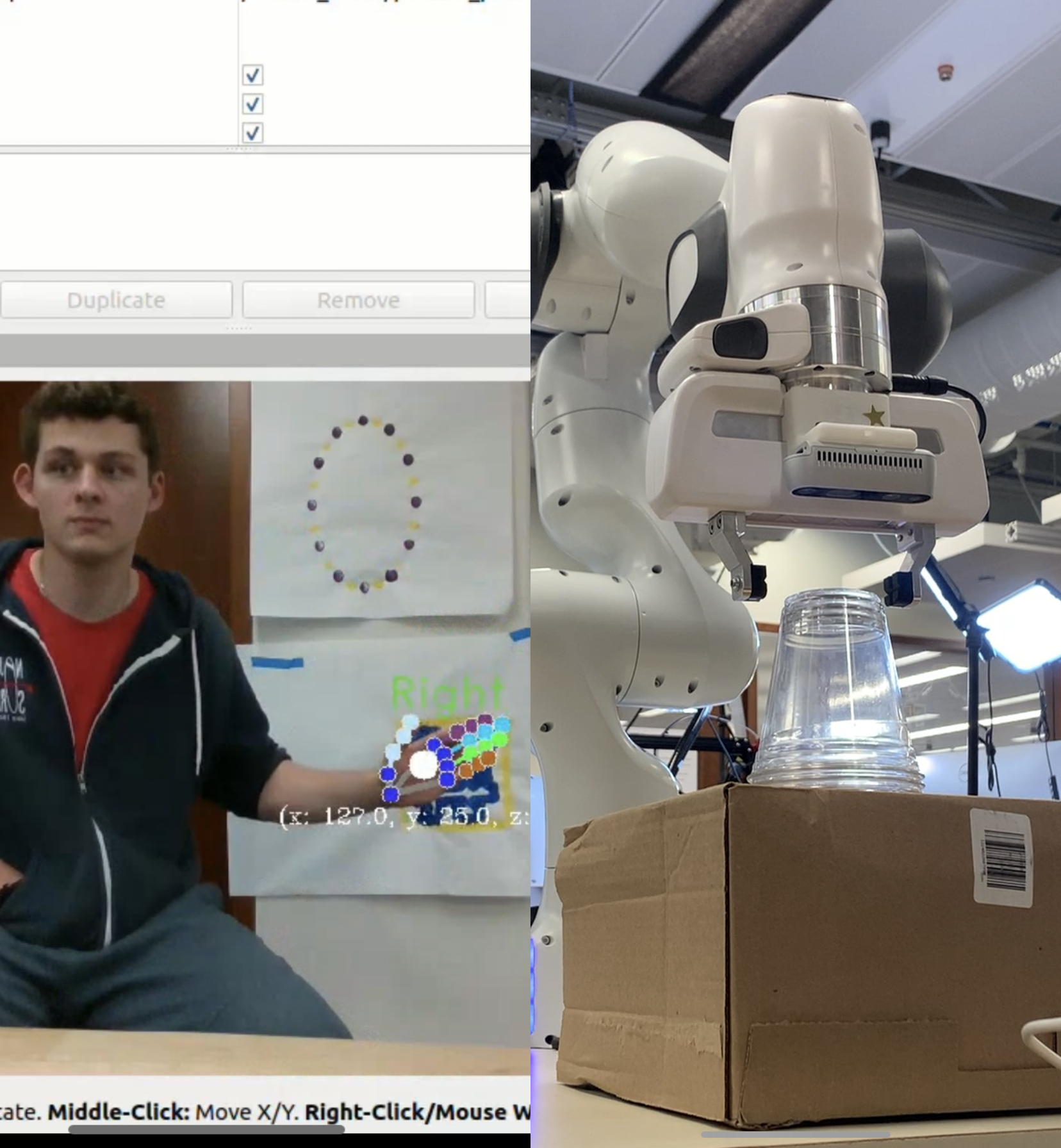 Robot Arm Teleoperation Through Computer Vision Hand-Tracking